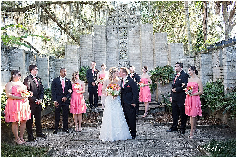 Colorful Fall wedding at Maitland Art Center in Maitland, Florida