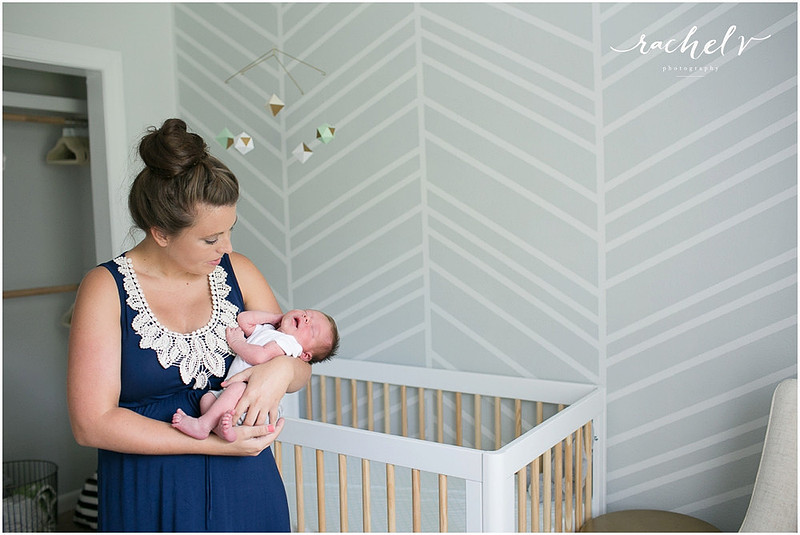 Home newborn shoot with Elizabeth of Within the Grove, photographed by Rachel V Photography in Casselberry Florida