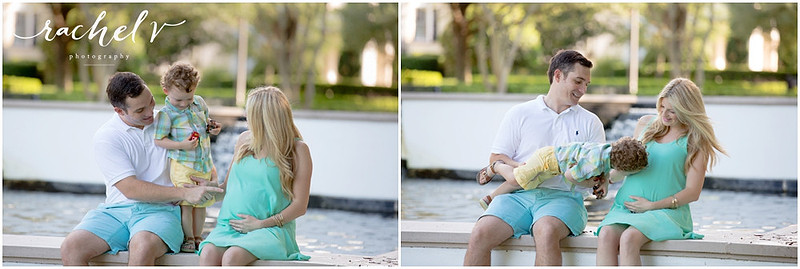 Spring Maternity Session at Baldwin Park in Orlando Florida with Rachel V Photography