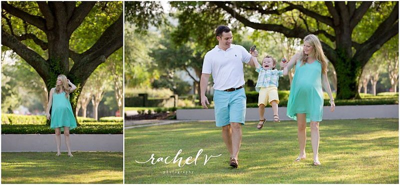 Spring Maternity Session at Baldwin Park in Orlando Florida with Rachel V Photography