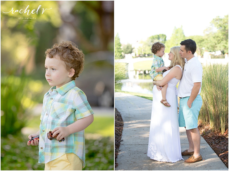 Spring Maternity Session at Baldwin Park in Orlando Florida with Rachel V Photography