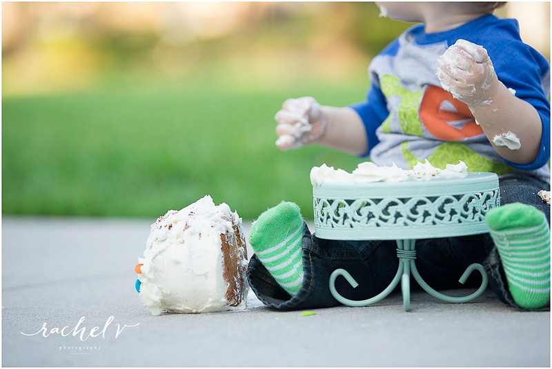 First Birthday shoot in Winter Park, Florida with Rachel V Photography