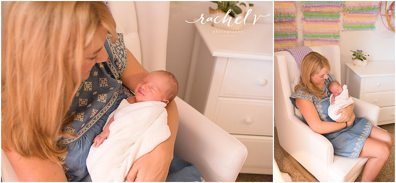2 week old home newborn session with Rachel V Photography