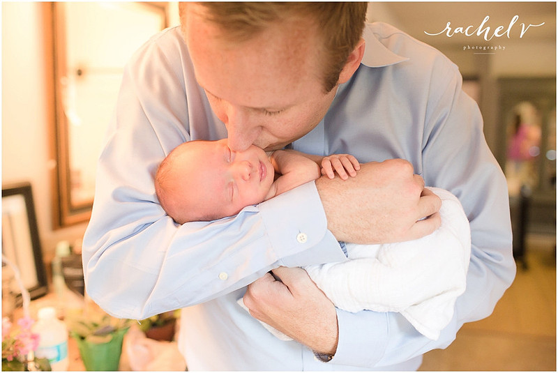 2 week old home newborn session with Rachel V Photography