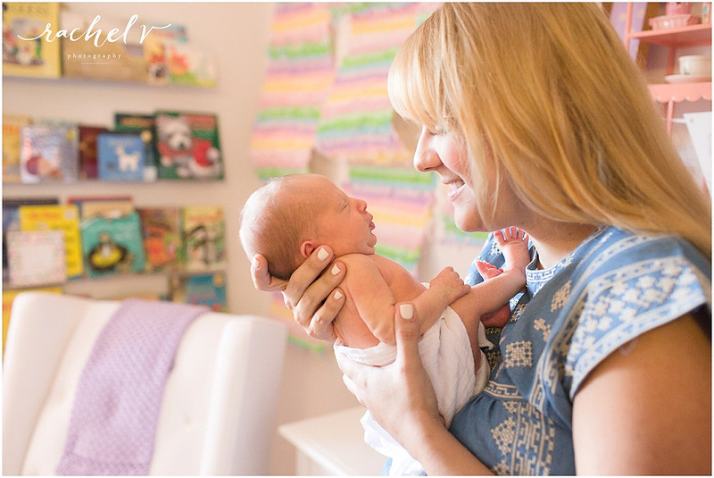 2 week old home newborn session with Rachel V Photography