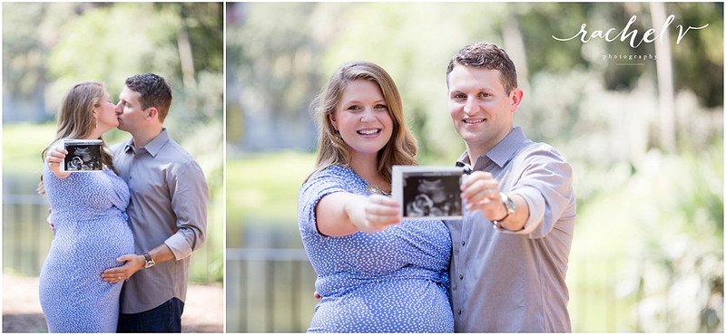 Kristina of Love and Zest's Maternity shoot at Bok Tower Gardens with Rachel V Photography