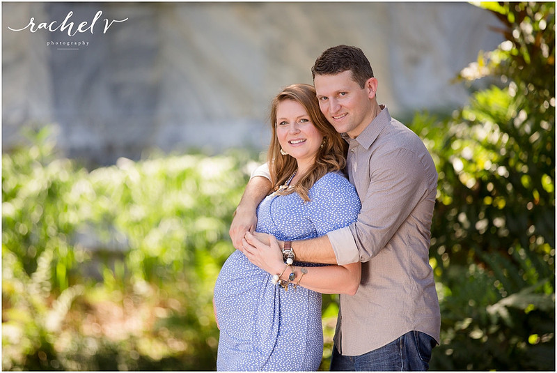 Kristina of Love and Zest's Maternity shoot at Bok Tower Gardens with Rachel V Photography