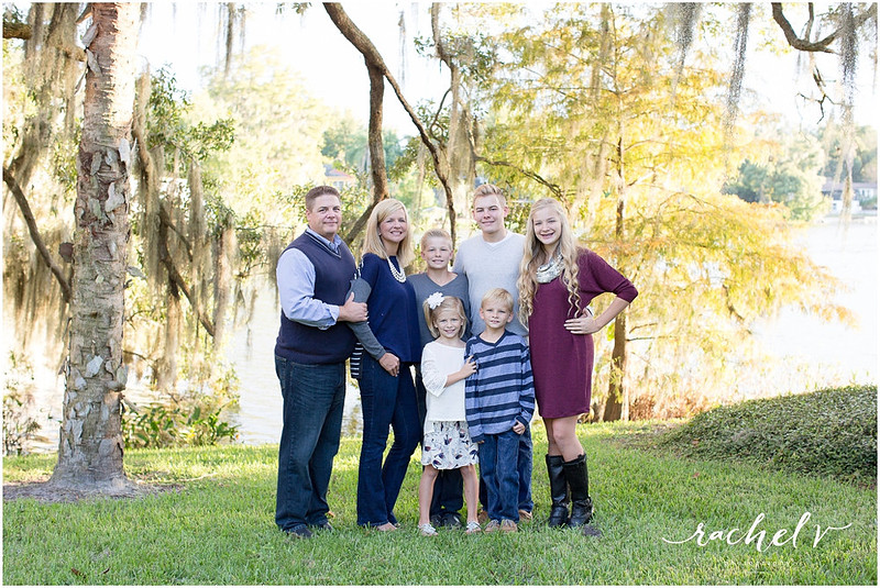Family session at Loch Haven Park, Orlando Florida. With Rachel V Photography