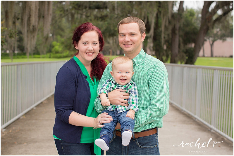 Chambers family session at Loch Haven Park in Orlando, Florida with Rachel V Photography