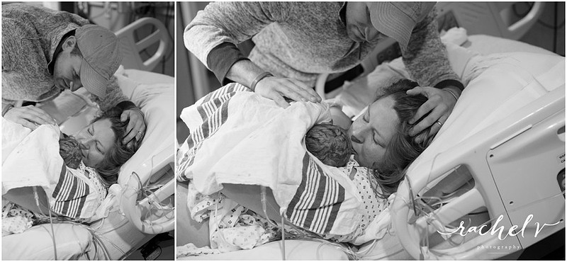 Parker's Birth at Florida Hospital South in Orlando, Florida with Rachel V Photography