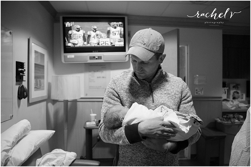 Parker's Birth at Florida Hospital South in Orlando, Florida with Rachel V Photography
