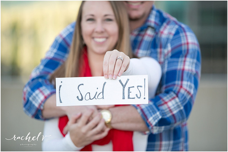 Downtown Orlando, Rooftop, Skyline Sunset, Engagement Session