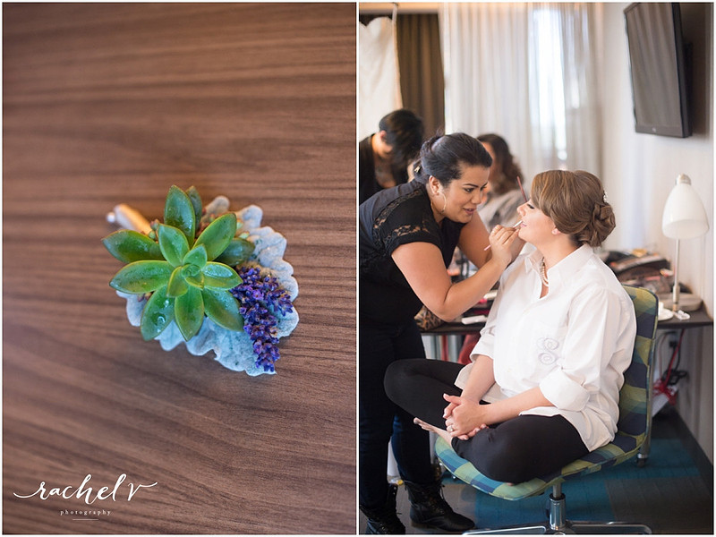Sarah & Stephen's Wedding, getting ready and first look at Aloft, downtown Orlando
