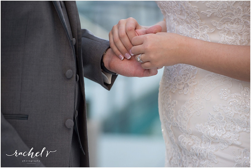Sarah & Stephen's Wedding, getting ready and first look at Aloft, downtown Orlando