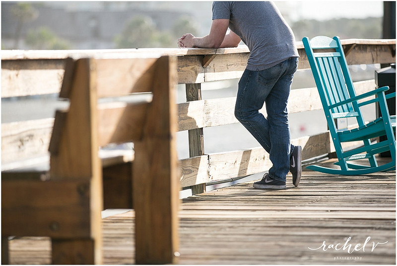 Cocoa Beach Pier Proposal and Engagement, Cocoa Beach, FL with Rachel V Photography