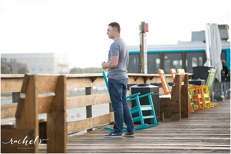 Cocoa Beach Pier Proposal and Engagement, Cocoa Beach, FL with Rachel V Photography