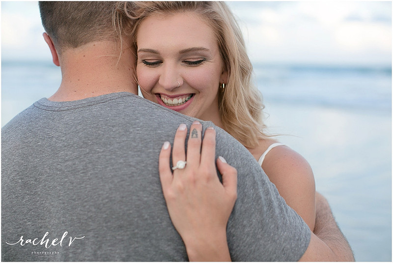 Cocoa Beach Pier Proposal and Engagement, Cocoa Beach, FL with Rachel V Photography