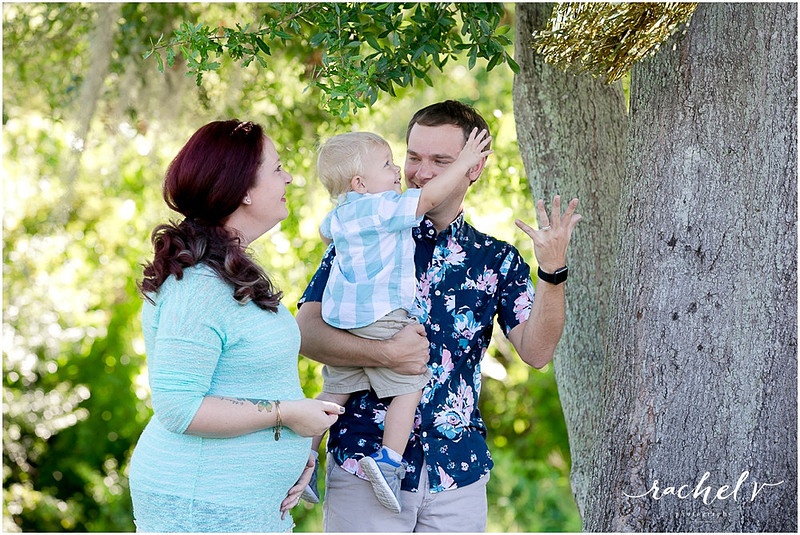 Melissa creates gender reveal with Rachel V Photography