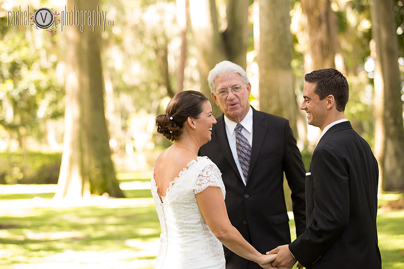 Kelly & John's intimate Wedding in Kraft Azalea Garden, Winter Park, Florida