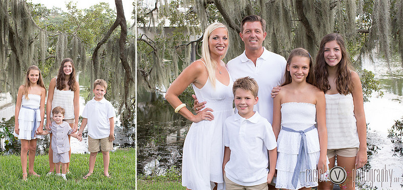 Cooper Family Portraits in Loch Haven Park, Orlando, Florida