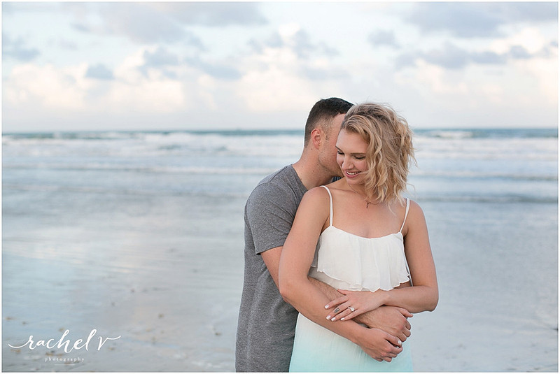 Cocoa Beach Pier Proposal and Engagement, Cocoa Beach, FL with Rachel V Photography