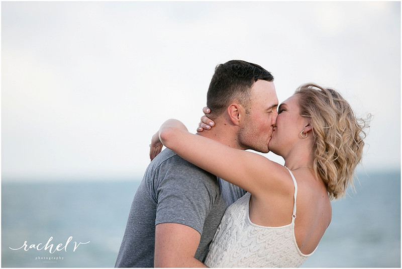 Cocoa Beach Pier Proposal and Engagement, Cocoa Beach, FL with Rachel V Photography