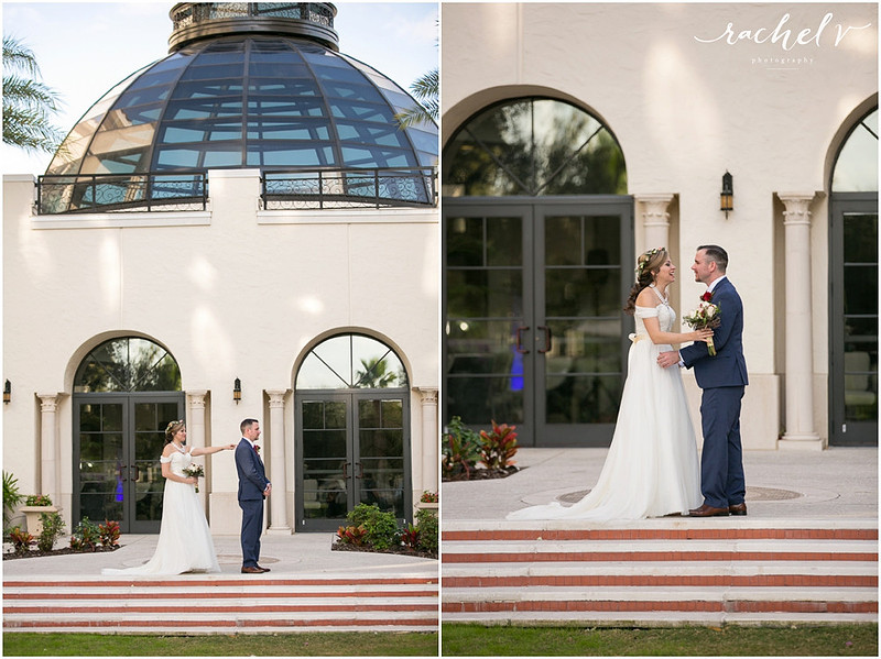 Pre Wedding, First look at the Alfond Inn in Winter Park Florida with Rachel V Photography