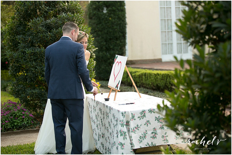 Holiday theme wedding at the Womens Club of Winter Park in Winter Park Florida with Rachel V Photography