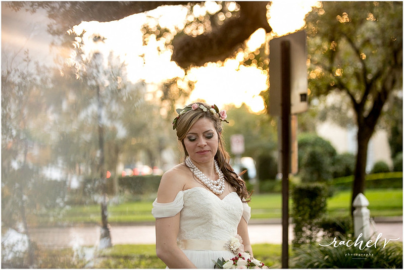 Holiday theme wedding at the Womens Club of Winter Park in Winter Park Florida with Rachel V Photography