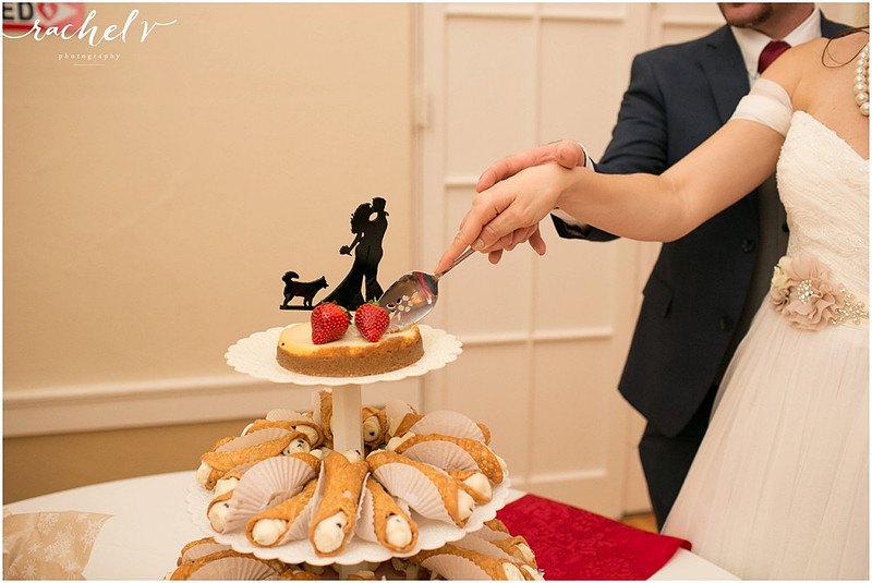 Holiday theme wedding at the Womens Club of Winter Park in Winter Park Florida with Rachel V Photography