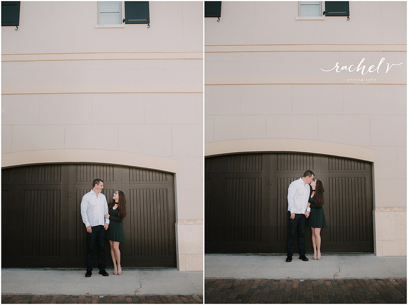 Kate and Travis, Winter Park Florida Engagement session on Park Ave with Rachel V Photography
