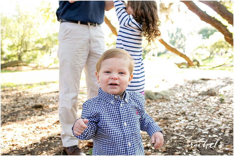 Family session at Loch Haven Park in Orlando Florida with Rachel V Photography