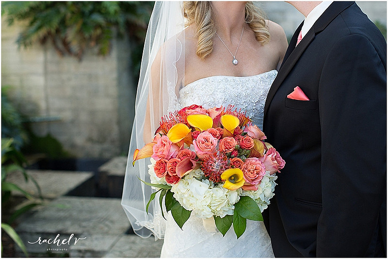 Colorful Fall wedding at Maitland Art Center in Maitland, Florida