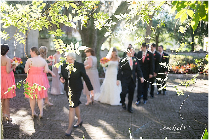 Colorful Fall wedding at Maitland Art Center in Maitland, Florida