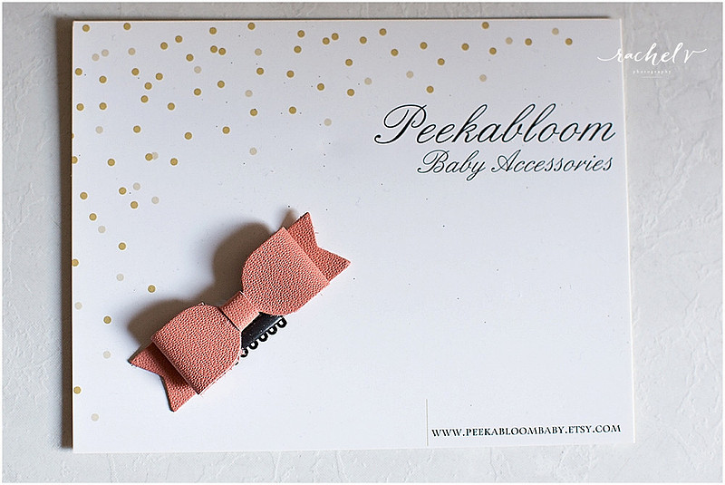 Rachel V Photography's review and giveaway for Peek A Bloom Baby bows