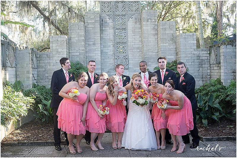 Colorful Fall wedding at Maitland Art Center in Maitland, Florida