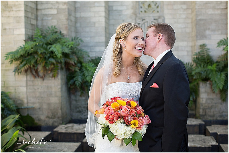 Colorful Fall wedding at Maitland Art Center in Maitland, Florida