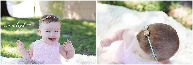 Rachel V Photography's review and giveaway for Peek A Bloom Baby bows